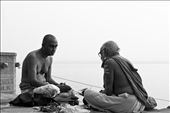 Teachings of a wise man- An early morning walk on the Ganges to see the teachings of hinduism.: by varanasi, Views[591]