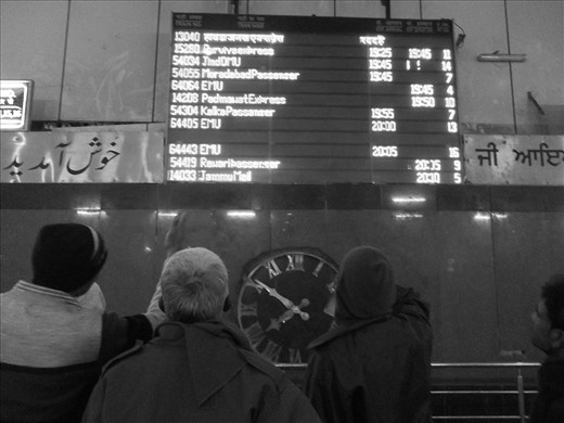 When passengers enter the Old Delhi platform there is big screen were passengers to get to see running status of their trains and on which platform their train is coming. Its very useful as there are dozens of trains arriving at station at a single time and to keep up with their location these big display screens are very useful. As the inquiry counters are mostly flooded with people and there is a chance you miss the announcement at a Delhi Railway station because of the heavy noise of locomotives & crowds. These Display boards also tells passengers anout the platform number on which train is coming. you know how much this information is helpful when there are 16 platforms at a station. 