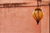 4. a simple hanging lantern reminds  the Arabian influence  of the city and its past as a connection bridge between central Europe and the Orient. And behind again a colourful wall , a variation on the reds, pinks and terracotta that are the theme of the earth colour of Venice: by ve2, Views[281]