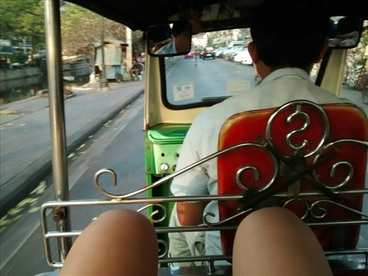 First and only tuk tuk ride in Bangkok