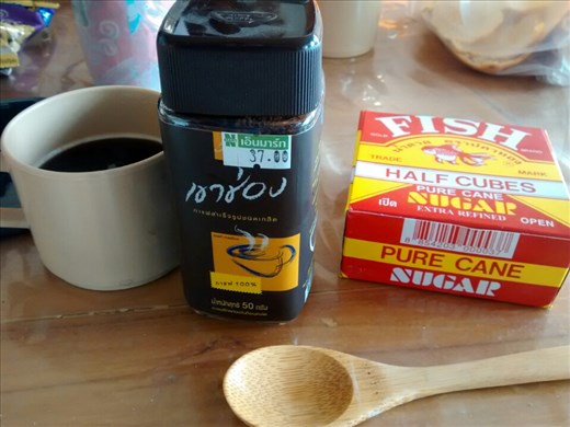 No choice but to embrace instant coffee. Makes me think of Gammie :)