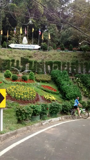 View of neat looking switchback going up and up...