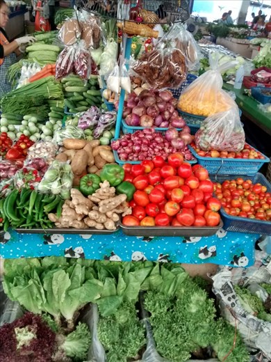 Lots of variety at the market 