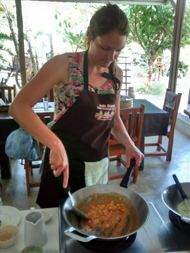 Masaman curry in coconut milk - yum!