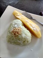 Mango sticky rice - my favorite dessert - and I made this one : by veganliesa, Views[205]