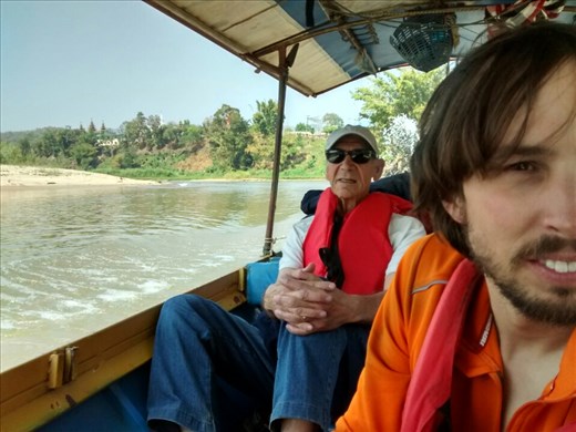 On the 3.5 hour boat ride.