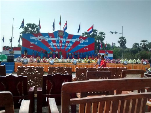 Fire Festival - School children dance. Very cute