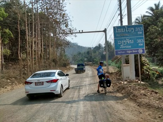 Leaving  Luang Prabang enroute to the capital