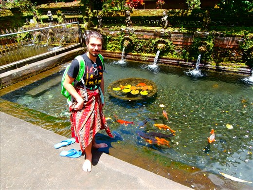 At Sabatu Temple, Bali.