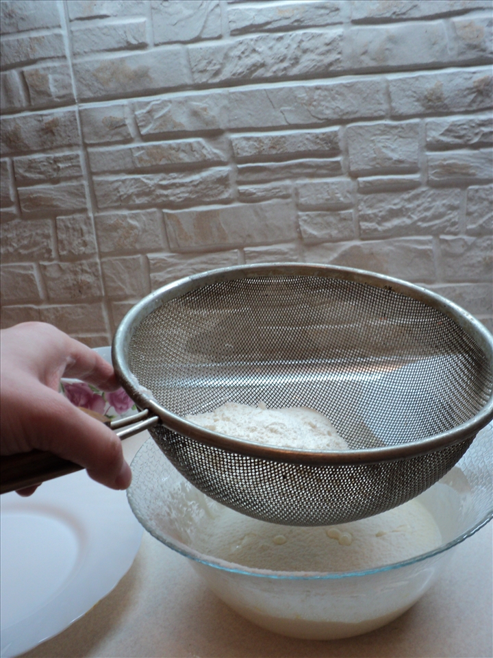 It's very important step to sift the flour!