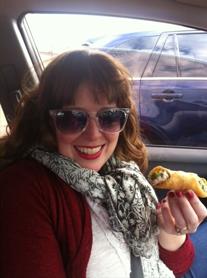 We toasted our cannolis in celebration of Nonni's birthday on December 28th.