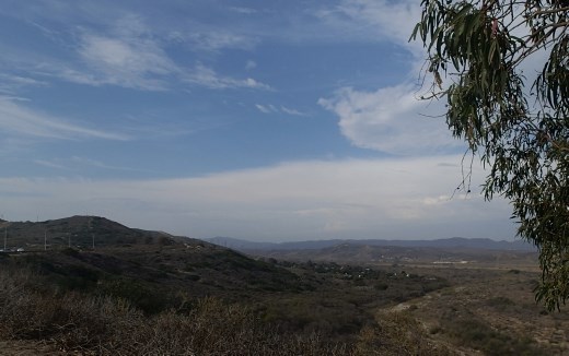 The valley looking towards Camp Pendleton