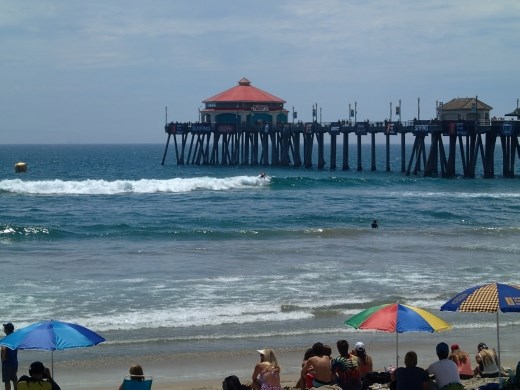 Huntington Pier VANS US Open surf comp