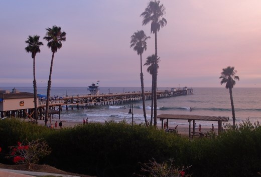 Sunset at San Clemente Pier