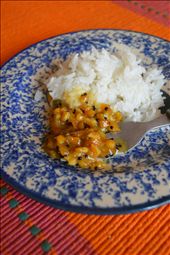 Orange peel kozhambu and rice: by vidyabalachander, Views[264]