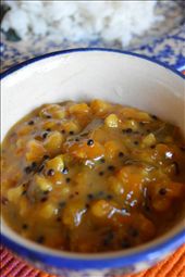 The kozhambu is typically served with rice or chapatis: by vidyabalachander, Views[255]
