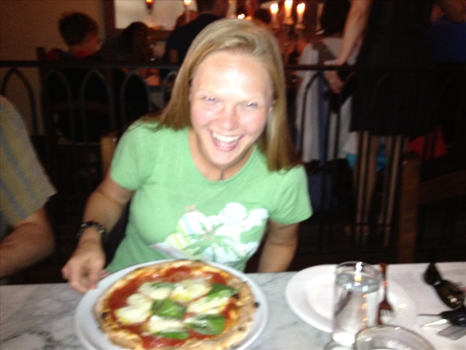 Pizza at my favorite neapolitan pizzaria in Seattle