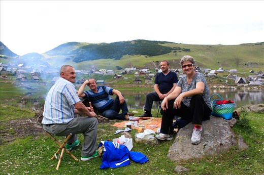 Prokoško Lake is hiding in Bosnian mountains above 1600m and on the first site is breath taking, almost not real. People have been discovering the Lake in last century and since then they are coming to enjoy the life here. Most of visitors are coming from surrounding villages for the weekend. Some even illegally build small wooden houses where they are serving the hikers with local food during summer time.