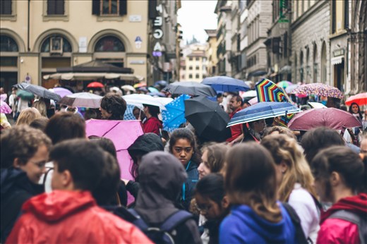 Rainy day in Florence