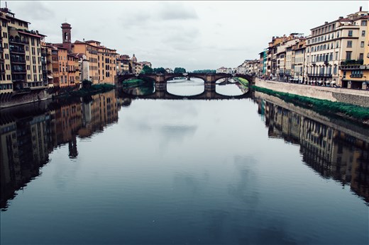 One of the bridges in Florence