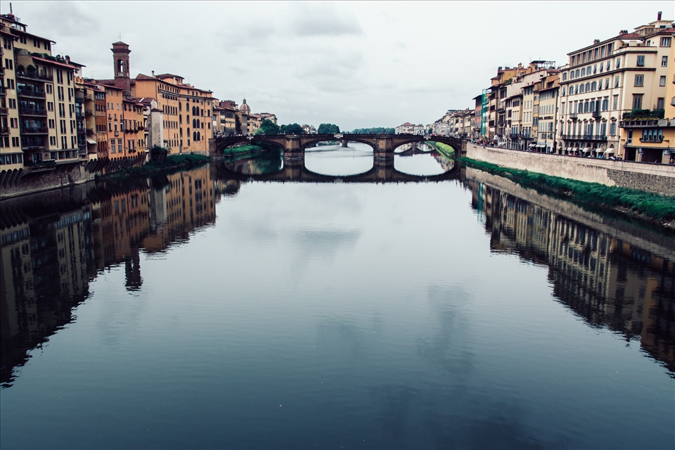 One of the bridges in Florence