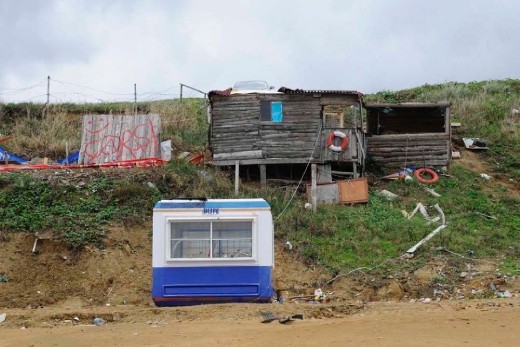 There were strange constructions as well, which could serve as a bay watch shelter or as a house for someone, who never left the place after the Mariachi shot party. But we never saw anyone greeting us from the balcony of this “Beach villa” or from “Bufe” and maybe that’s the best to leave things like they are.