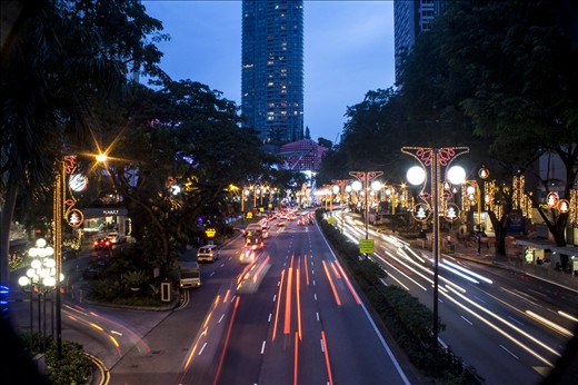 Orchard Road at Night - The Streets of Singapore