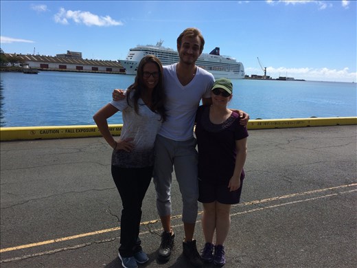 Jen me and Karlene saying goodbye to the POA