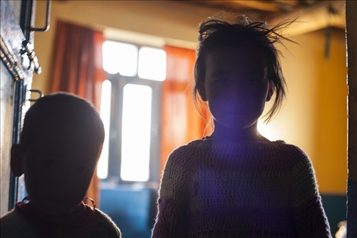 Grandchildren of the family I live with for my stay in Langza