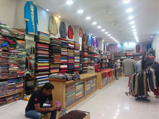 Just some of the fabric on offer