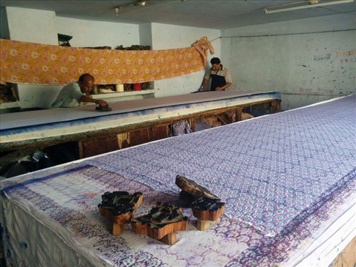 The block printing workshop