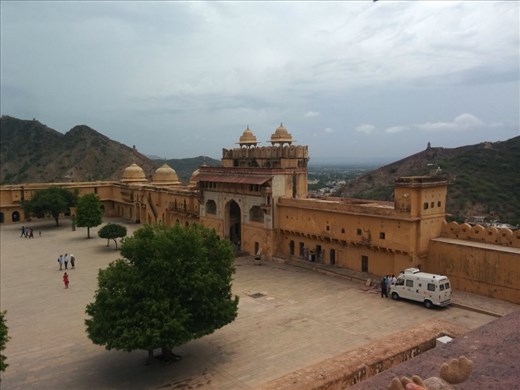 The first section of the fort (from above)