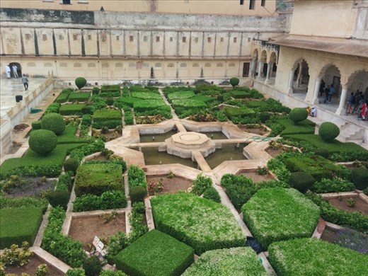 The garden in the third section