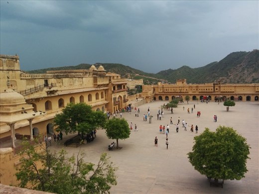 The first section of the fort (from above)