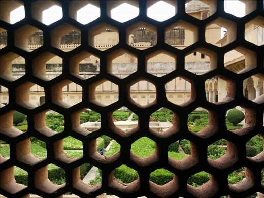 The royal ladies' view of the garden