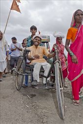 It is inspiring to see pilgrims laugh at their tragedies and brush off their pain and completely submit themselves to destiny and a hope of a better tomorrow. : by vishal_tomar, Views[405]