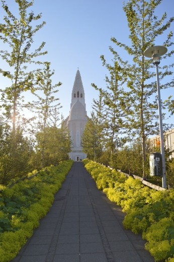 Hallsgrim church (rear view)