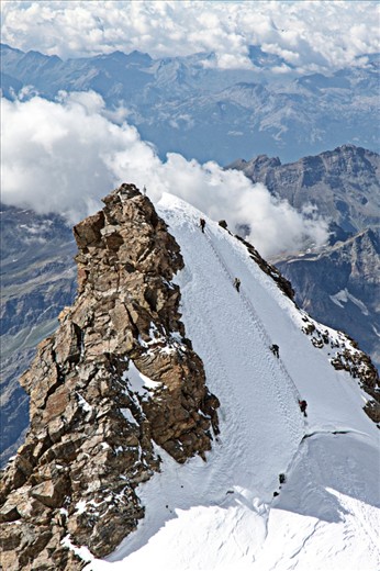 Ascend to Corno Nero(4432) most beautiful panoramic view in whole Monte Rosa. It is also  rummored that it is most photogenic peak in the whole massive.