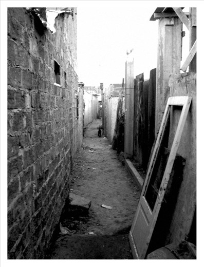 The unseen. Inside a slum.