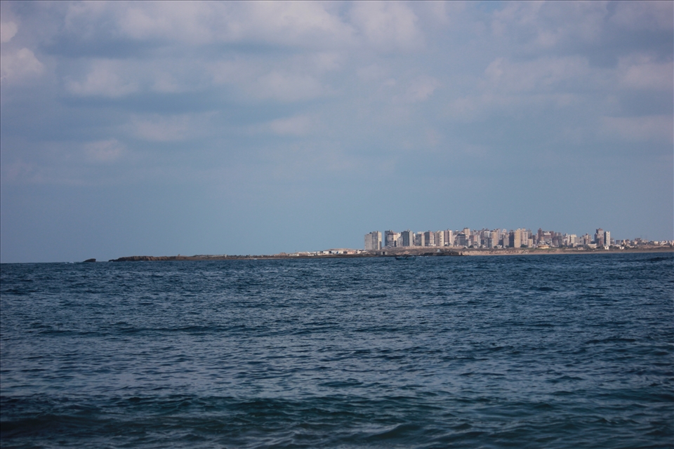 Lost city in the sea