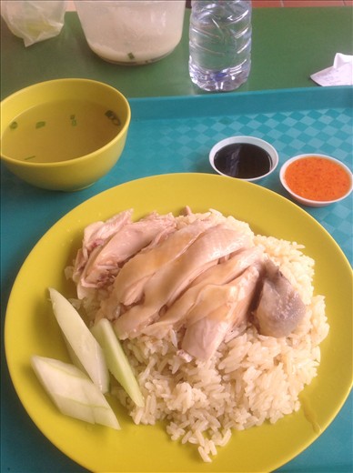 this is the exact same chicken rice served in Singapore where I based my recipe.