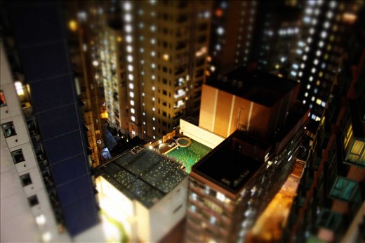 view in my hotel in Hong Kong