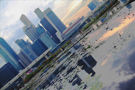 sight from Marina Bay Sands, Singapore