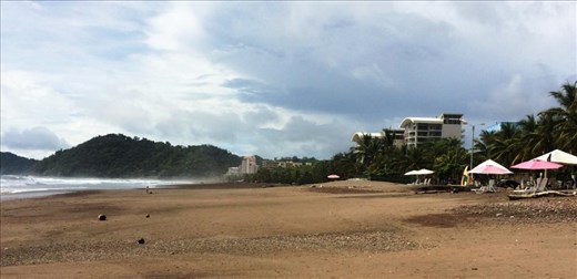 Jaco Beach to the right