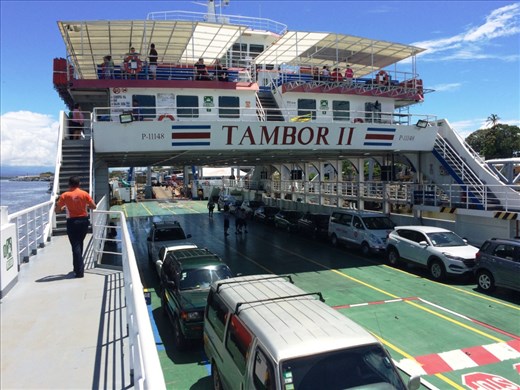 The ferry from Puntarenas to Paquera on way to Montezuma