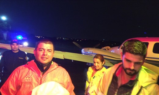 The airplane and flight crew who flew me to San Jose