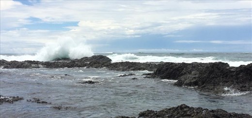 Playa Junquillat, not all the beaches are calm and sandy.
