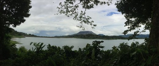 One more volcano pic, a panorama.