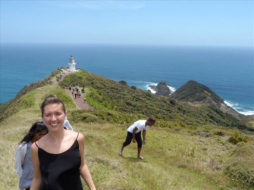 Me at Cape Reinga - the most northern tip of NZ