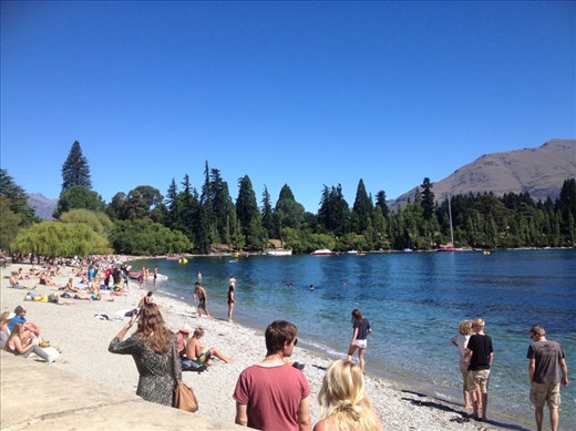 Queenstown beach